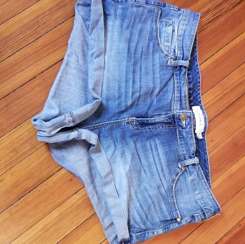 Torrid blue Jean shorts